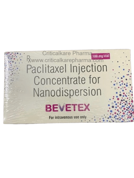 Bevetex Paclitaxel 100mg Injection Vial 1's