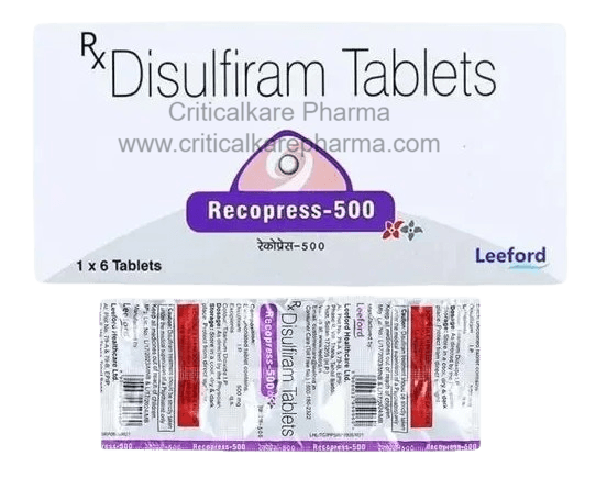 Recopress Disulfiram 500mg Tablets 6's