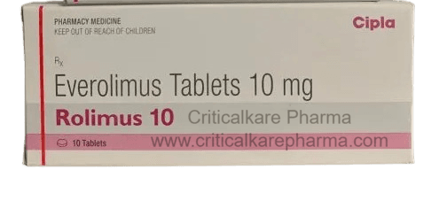 Rolimus Everolimus 10mg Tablets 10's