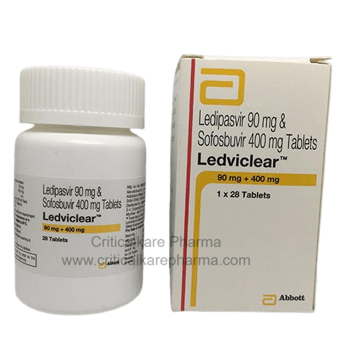 Ledviclear Ledipasvir 90mg Sofosbuvir 400mg Tablets 28's