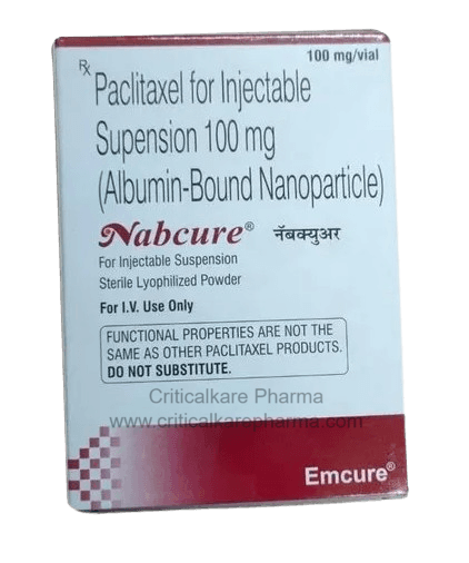 Nabcure Paclitaxel 100mg Injection Vial 1's