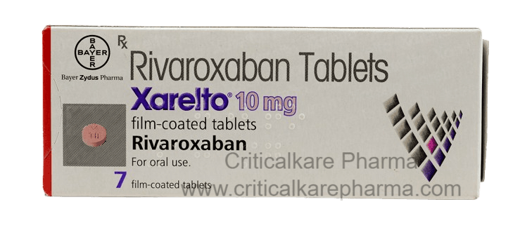 Xarelto Rivaroxaban 10mg Tablet 7's
