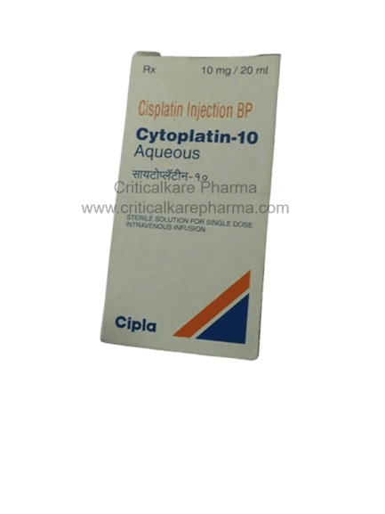 Cytoplatin Cisplatin 10mg Injection Vial 20ml 1's