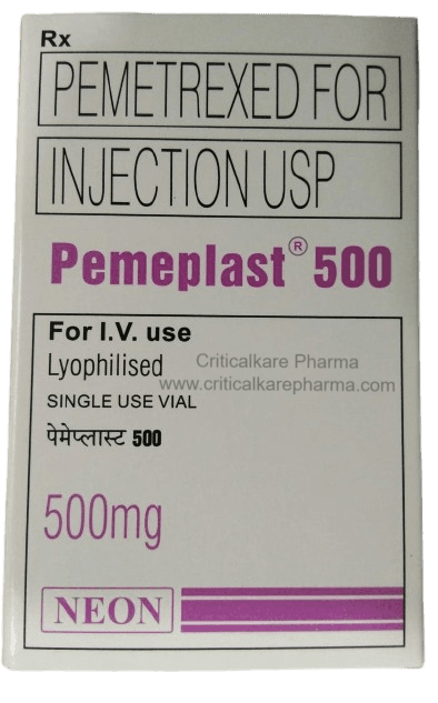 Pemeplast Pemetrexed 100mg Injection Vial 1's
