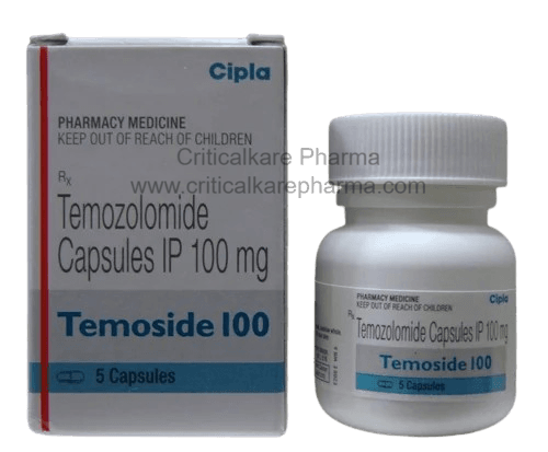 Temoside Temozolomide 100mg Capsules 5's