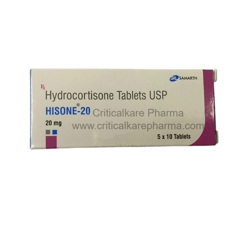 Hisone Hydrocortisone 20mg Tablets 10's
