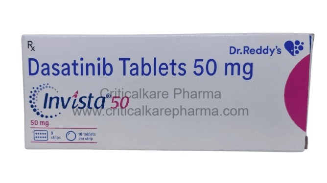 Invista Dasatinib 50mg Tablet 10's