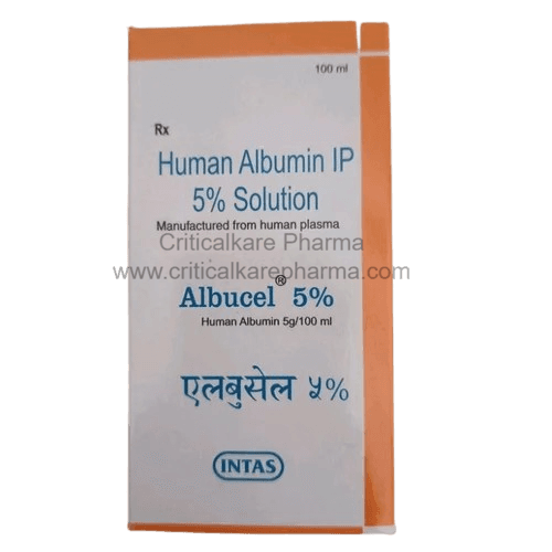 Albucel Human Albumin 5% Injection 100ml 1's