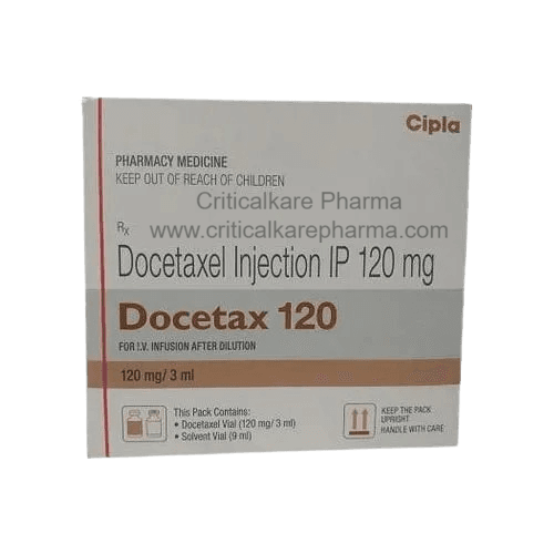 Docetax Docetaxel 120mg Injection Vial 1's