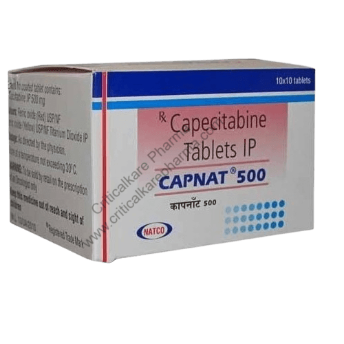 Capnat Capecitabine 500mg Tablets 10's