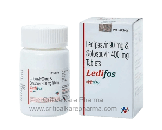 Ledifos Ledipasvir 90mg Sofosbuvir 400mg Tablets 28's