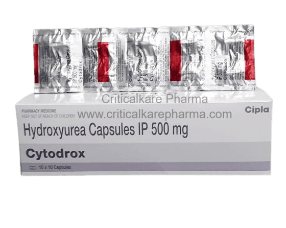 Cytodrox Hydroxyurea 500mg Capsules 10's
