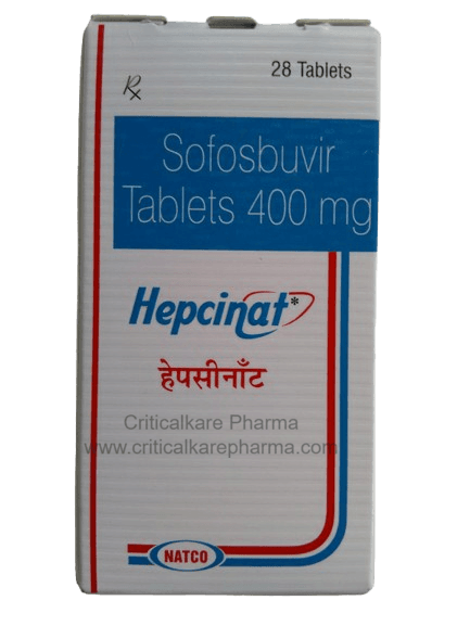 Hepcinat Sofosbuvir 400mg Tablets 28's