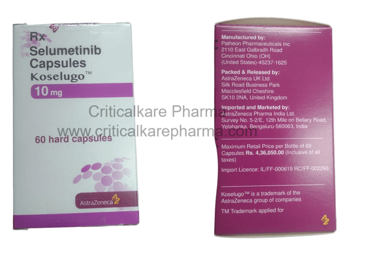 Koselugo Selumetinib 10mg Capsules 60's