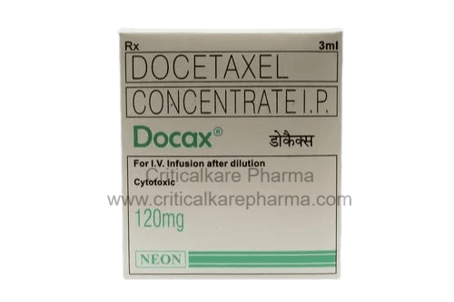 Docax Docetaxel 120mg Injection Vial 3ml 1's