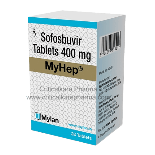 Myhep Sofosbuvir 400mg Tablets 28's