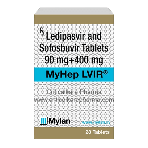 Myhep LVIR Ledipasvir 90mg Sofosbuvir 400mg Tablets 28's