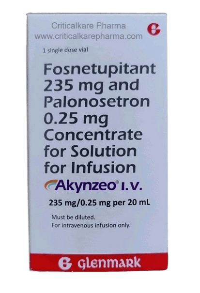 Akynzeo Fosnetupitant 235mg Palonosetron 0.25mg Injection 1's