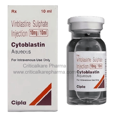 Cytoblastine Vinblastine 10mg Injection Vial 10ml 1's