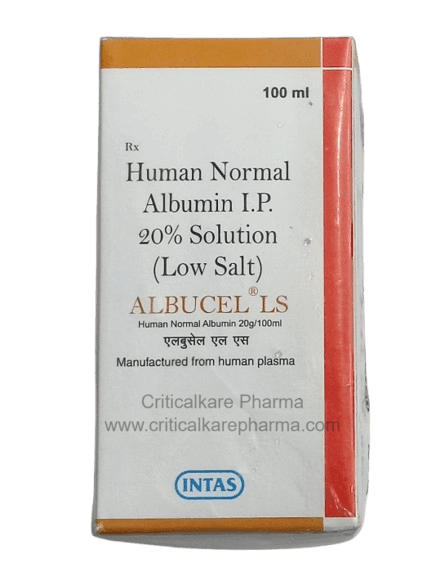 Albucel LS Human Albumin 20gm Injection 100ml 1's
