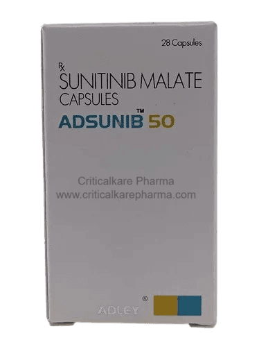 Adsunib Sunitinib 50mg Capsules 28's