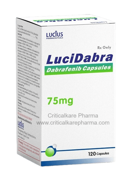 Lucidabra Dabrafenib 75mg Capsules 120's