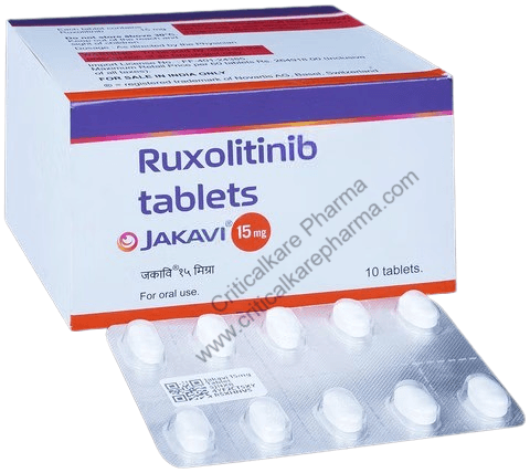 Jakavi Ruxolitinib 15mg Tablets 10's