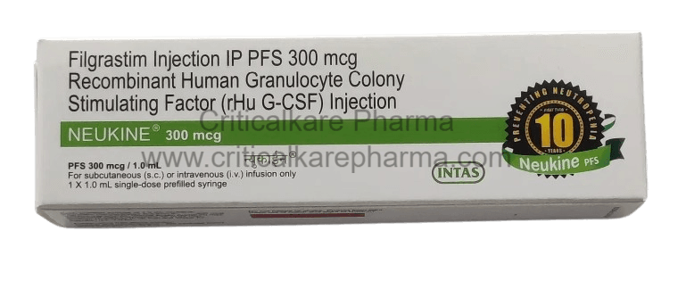 Neukine Filgrastim 300mcg Injection PFS 1's