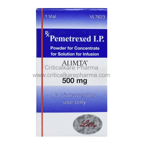 Alimta Pemetrexed 500mg Injection Vial 1's