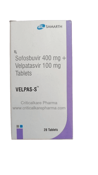 Velpas S Sofosbuvir 400mg Velpatasvir 100mg Tablets 28's