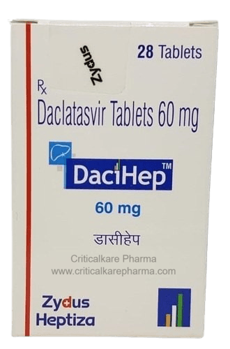 Dacihep Daclatasvir 60mg Tablets 28's