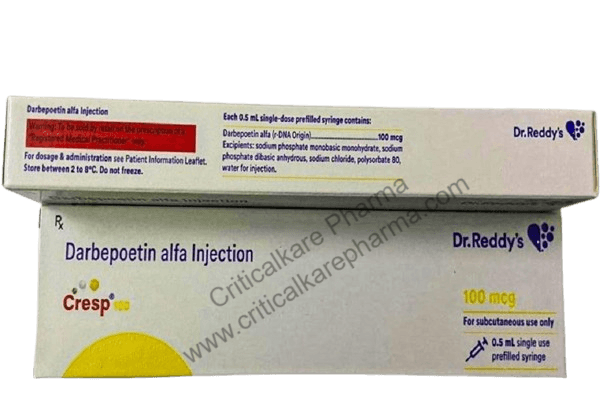 Cresp Darbepoetin Alfa 100mcg Injection PFS 1's
