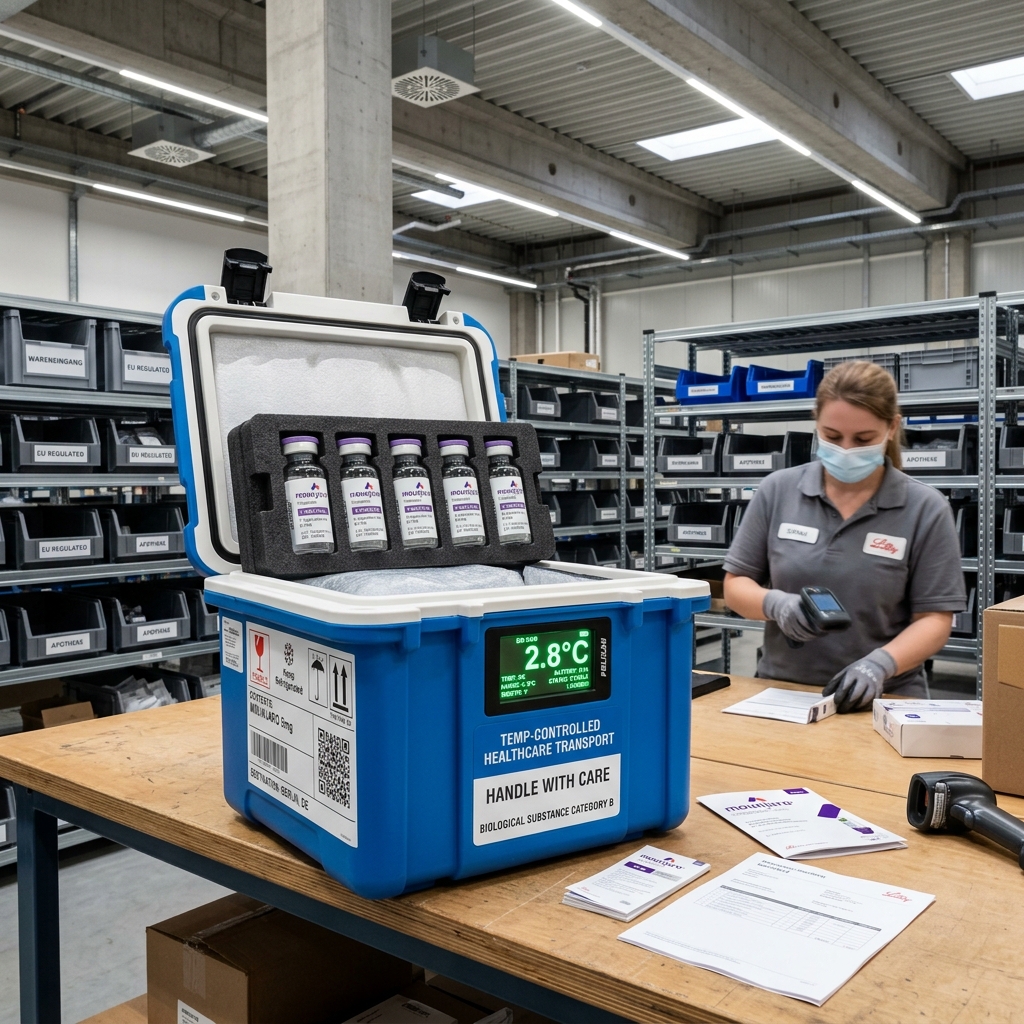 Mounjaro Tirzepatide 5mg Vial Sourcing EMA Directives and Cold Chain Logistics in Europe 2026