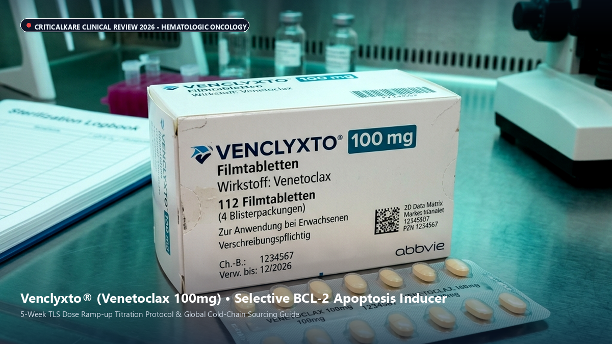Venclyxto Venetoclax 100mg BCL2 Inhibitor AML and CLL Titration Protocol and Global Access 2026