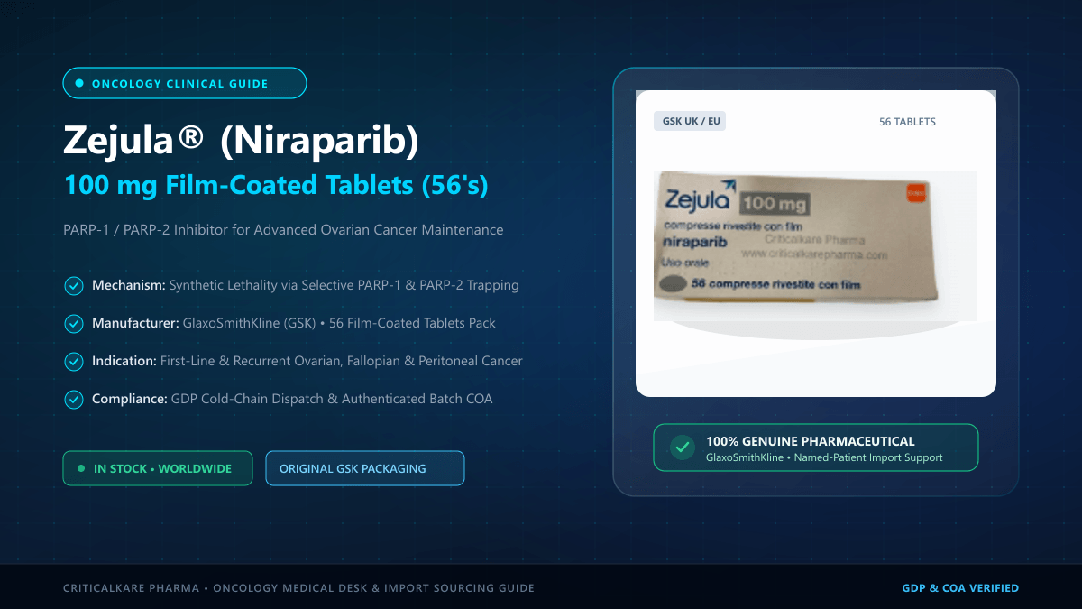 Zejula Niraparib 100mg Tablets Ovarian Cancer Maintenance Therapy Clinical Review and Global Sourcing Guide 2026